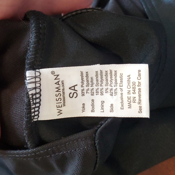 Weissman Black Dance Costume, size Small Adult - Picture 8 of 8